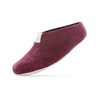 Mel Bordeaux, wollen pantoffel 
