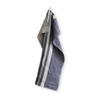 Myrdal donkerblauw, linnen theedoek