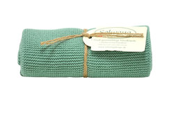 Handdoekje rustiek groen