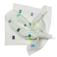 Blocks Groen, theedoek van biologisch linnen