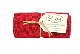 Handdoekje diep rood