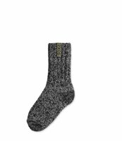 Warme sokken, kuithoogte, donkergrijs, whisper green, 42-46