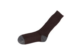 Luxurious cotton socks brown