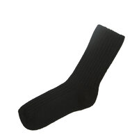 Black wool socks