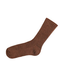 Copper melange socks