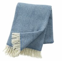 Pulse china blue, merino-lamswollen plaid