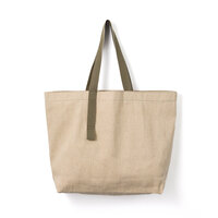 Grote tas pastel olijfgroen