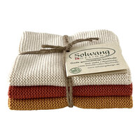 Pompoen combi, set van 3 vaatdoekjes