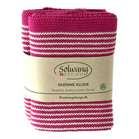 Roze gestreept, set van 2 vaatdoekjes