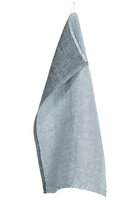 Duo grafiet-grijs, linnen theedoek